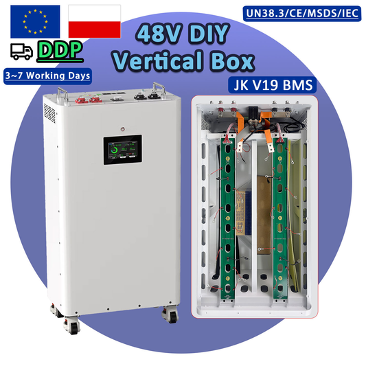 EU STOCK 51.2V 280AH/300AH/314AH DIY BOX with JK BMS--built in Fire Extinguisher
