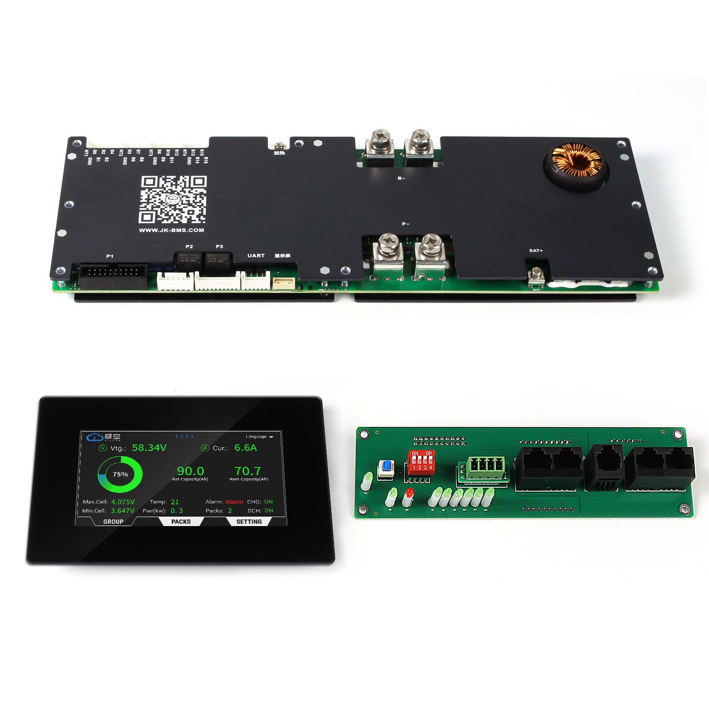 EU STOCK free Shipping V19 JK BMS: PB2A16S20P + 4.3 inch New LCD