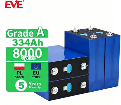 EVE LF334 334Ah LiFePO4 Battery Cells – Grade A | EU Stock | 8000+ Cycle Life