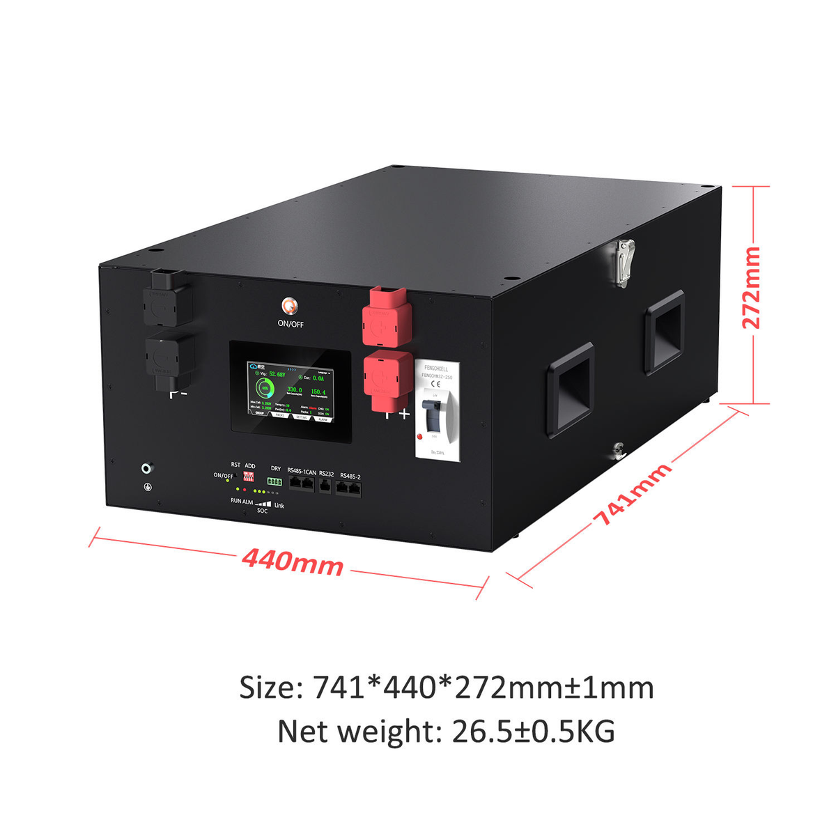 EU STOCK 48V 280ah/314AH DIY BOX with JK BMS (No cells)