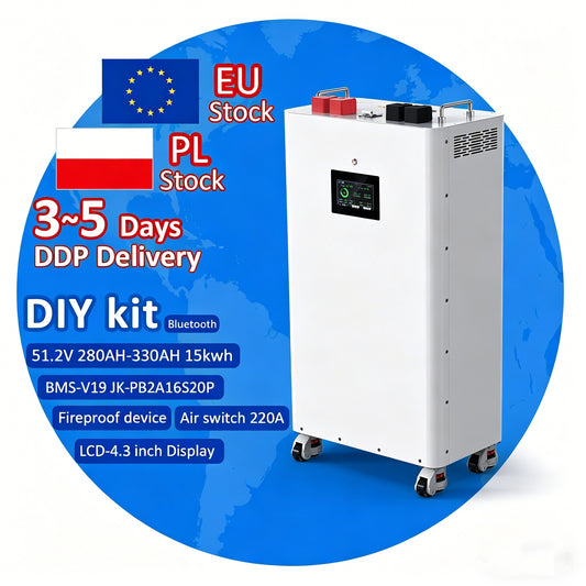 Wholesale EU Free Shipping 48V 314ah DIY BOX built in JK BMS (No cells )