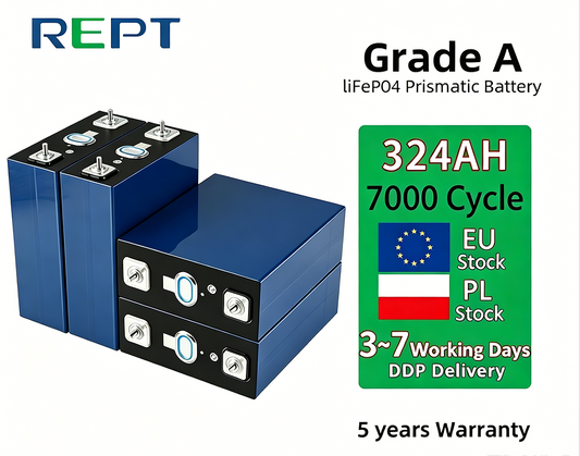 PL Stock DDP Lithium Lifepo4 REPT 3.2V 324Ah Prismatic Lifepo4 Battery Cell 3.2v Akku